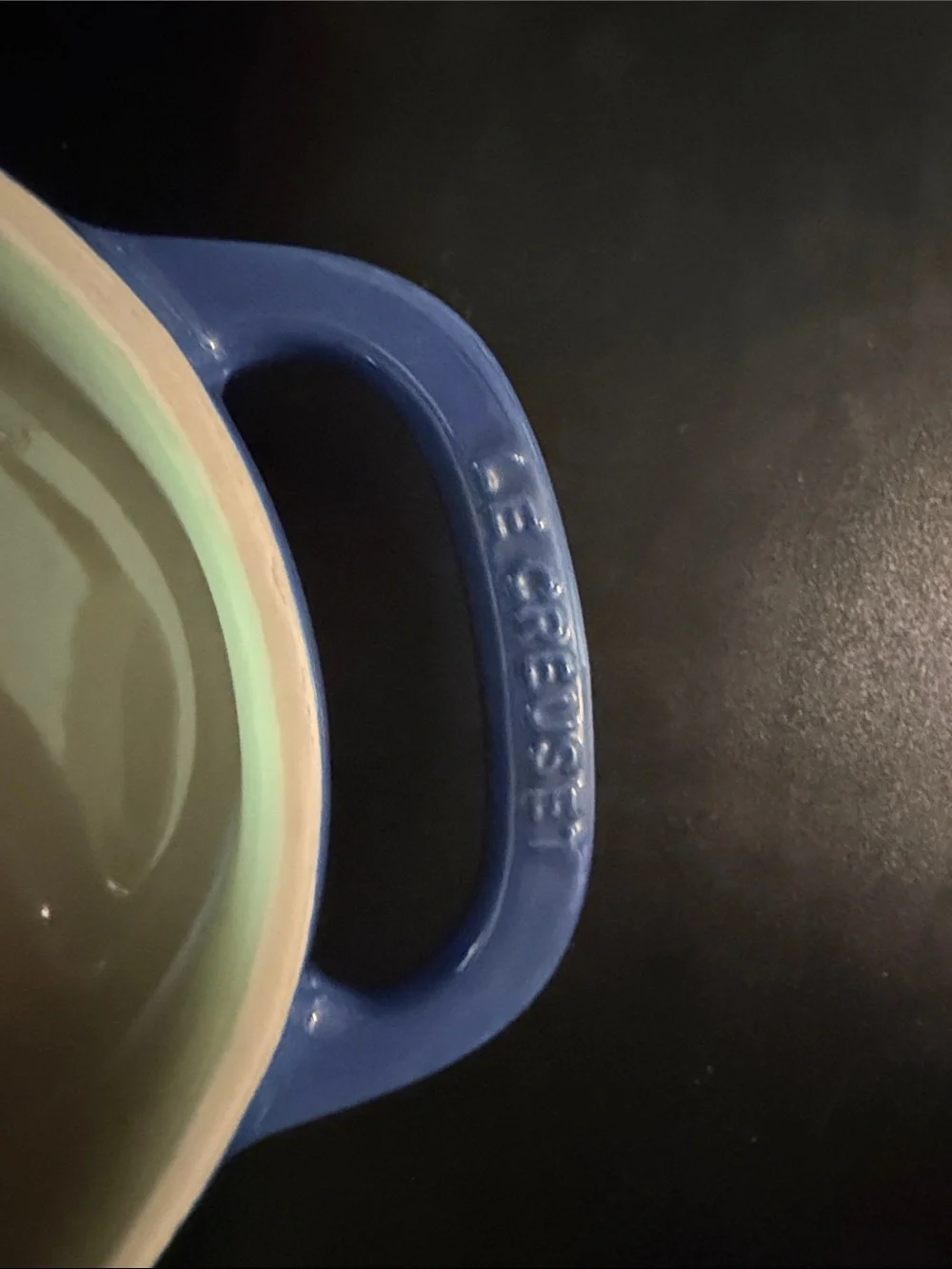 Le Creuset indigo 2 Piece Casserole
